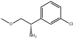 (1S)-1-(3-CHLOROPHENYL)-2-METHOXYETHAN-1-AMINE Struktur