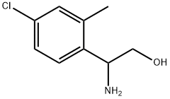 2-AMINO-2-(4-CHLORO-2-METHYLPHENYL)ETHAN-1-OL Struktur