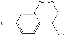 2-(1-AMINO-2-HYDROXYETHYL)-5-CHLOROPHENOL Struktur