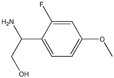 2-AMINO-2-(2-FLUORO-4-METHOXYPHENYL)ETHAN-1-OL Struktur