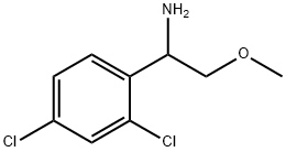 1-(2,4-DICHLOROPHENYL)-2-METHOXYETHAN-1-AMINE Struktur