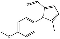 1-(4-methoxyphenyl)-5-methylpyrrole-2-carbaldehyde Struktur