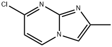 7-chloro-2-methylimidazo[1,2-a]pyrimidine Struktur