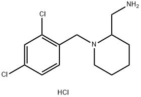 (1-(2,4-DICHLOROBENZYL)PIPERIDIN-2-YL)METHANAMINE HYDROCHLORIDE Struktur