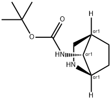 TERT-BUTYL N-(2-AZABICYCLO[2.2.1]HEPTAN-7-YL)CARBAMATE Struktur