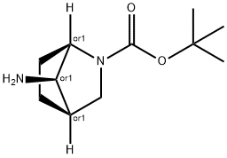 2-BOC-7-AMINO-2-AZABICYCLO[2.2.1]HEPTANE Struktur