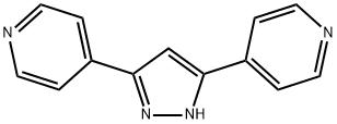 Pyridine,4,4'-(1H-pyrazole-3,5-diyl)bis- Struktur