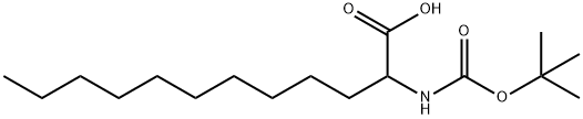 Boc-RS-2-amino-Dodecanoic acid Struktur