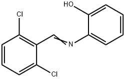 2-[(2,6-dichlorobenzylidene)amino]phenol Struktur