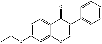 7-ethoxy-3-phenyl-4H-chromen-4-one Struktur