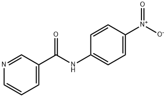 N-(4-nitrophenyl)pyridine-3-carboxamide Struktur