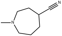 1-METHYLAZEPANE-4-CARBONITRILE Struktur