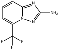 [1,2,4]Triazolo[1,5-a]pyridin-2-amine, 5-(trifluoromethyl)- Struktur