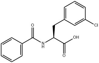 N-benzoyl-3-chloro- L-Phenylalanine Struktur