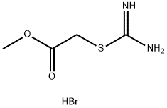 methyl 2-(carbamimidoylsulfanyl)acetate hydrobromide Struktur