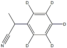 2-(2,3,4,5,6-pentadeuteriophenyl)propanenitrile Struktur