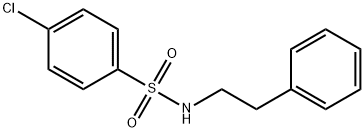 4-chloro-N-phenethylbenzenesulfonamide Struktur