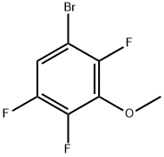 Benzene, 1-bromo-2,4,5-trifluoro-3-methoxy- Struktur