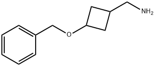 {[3-(benzyloxy)cyclobutyl]methyl}amine hydrochloride Struktur