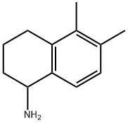 5,6-DIMETHYL-1,2,3,4-TETRAHYDRONAPHTHALEN-1-AMINE Struktur