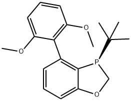 (R)-3-(tert-butyl)-4-(2,6-di
methoxyphenyl)-2,3-dihyd
robenzo[d][1,3]oxaphosph
ole Struktur