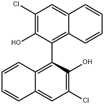 (R)-3,3-DICHLORO-[1,1-BINAPHTHALENE]-2,2-DIOL Struktur