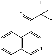 2,2,2-trifluoro-1-(isoquinolin-4-yl)ethanone Struktur