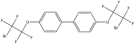 1,1'-Biphenyl, 4,4'-bis(2-bromo-1,1,2,2-tetrafluoroethoxy)- Struktur