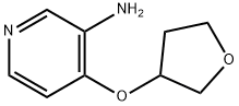 4-(Tetrahydro-furan-3-yloxy)-pyridin-3-ylamine Struktur