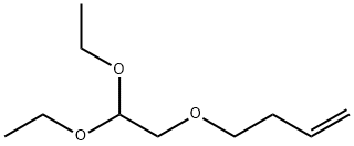 4-(2,2-Diethoxy-ethoxy)-but-1-ene Struktur