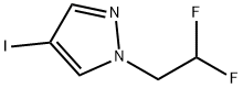 1-(2,2-Difluoro-ethyl)-4-iodo-1H-pyrazole Struktur