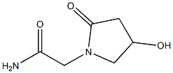 2-(4-hydroxy-2-oxopyrrolidin-1-yl)acetamide Struktur