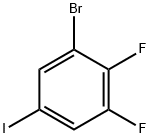 1-Bromo-2,3-difluoro-5-iodobenzene Struktur