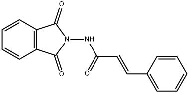 N-(1,3-dioxo-1,3-dihydro-2H-isoindol-2-yl)-3-phenylacrylamide Struktur