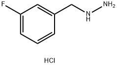 (3-fluorobenzyl)hydrazine hydrochloride Struktur