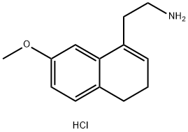 2-(7-methoxy-3,4-dihydronaphthalen-1-yl)ethan-1-amine Struktur