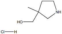 (3-Methylpyrrolidin-3-Yl)Methanol Hydrochloride Struktur