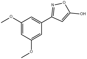 3-(3,5-dimethoxyphenyl)-1,2-oxazol-5-ol Struktur