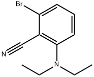 2-bromo-6-(diethylamino)benzonitrile Struktur