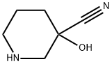 3-Hydroxy-piperidine-3-carbonitrile Structure