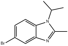 5-bromo-1-isopropyl-2-methyl-1H-benzo[d]imidazole Struktur