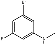 3-溴-5-氟-N-甲基苯胺, 1369880-72-7, 結(jié)構(gòu)式