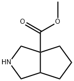 METHYL OCTAHYDROCYCLOPENTA[C]PYRROLE-3A-CARBOXYLATE Struktur