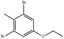 1,3-DIBROMO-5-ETHOXY-2-METHYLBENZENE Struktur