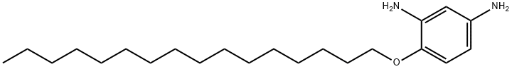 4-(Hexadecyloxy)benzene-1,3-diamine Struktur