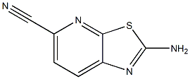 2-amino-[1,3]thiazolo[5,4-b]pyridine-5-carbonitrile Struktur