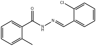 N'-(2-chlorobenzylidene)-2-methylbenzohydrazide Struktur