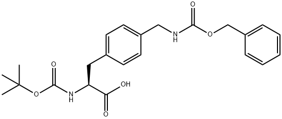 N-Boc-DL-4-Cbz-aminomethylPhenylalanine Struktur