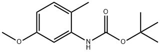 (5-Methoxy-2-methyl-phenyl)-carbamic acid tert-butyl ester Struktur