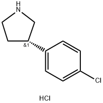 (S)-3-(4-CHLOROPHENYL)PYRROLIDINE HCL Struktur